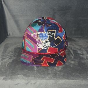 Vintage Hat Ernest Garcia's Multicolor Patterned Hat